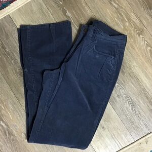 Old navy bootcut corduroy pants mid rise Navy blue size 8 cords